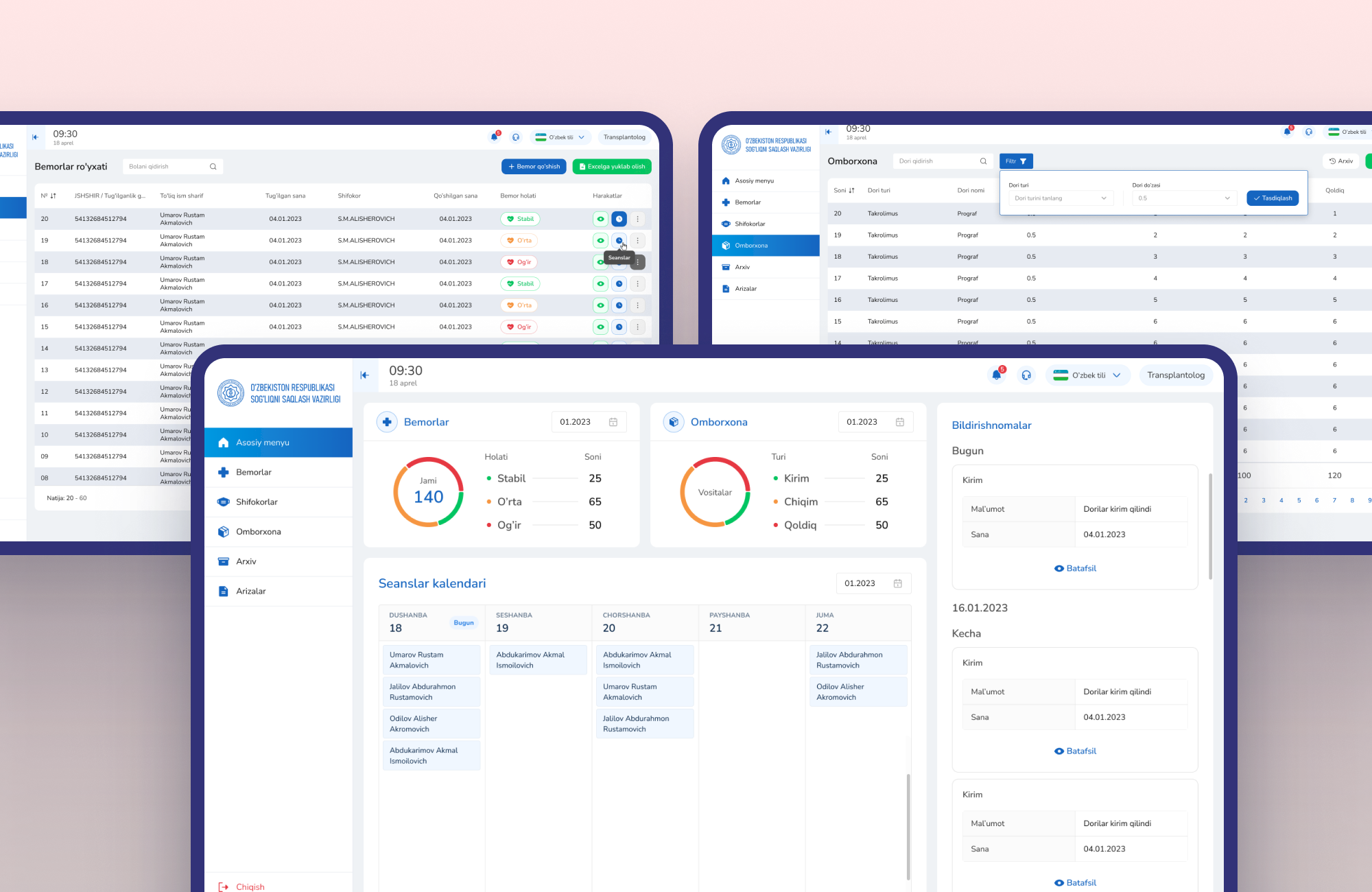 Xarid qilish markazlashtirilgan tartibda amalga oshiriladigan dori vositalarini monitoring qilish